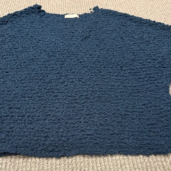 Women's Altar'd State Blue Nubby Textured Sweater, Size Medium - Picture 5 of 10